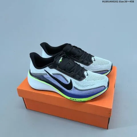 Nike Air Zoom Pegasus 42 Flyknit White Black Pink Blue Green EU 36-45 Running Shoe - Unisex BS-61578