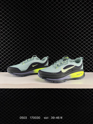 Nike Vomero 18 GTX Mint Green Black With Neon Yellow Accents 39-46 Running - Unisex (BS-71702)