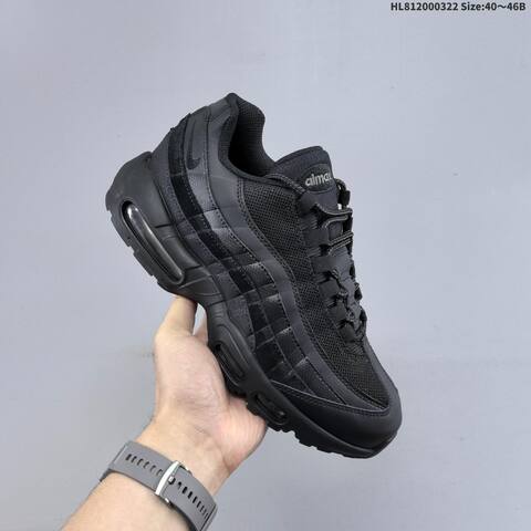 Nike Air Max 95 Triple Black EU 40-46 Running Shoe - Men s BS-61184