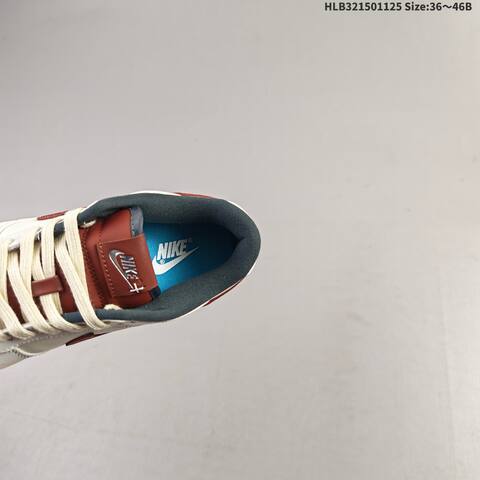 Nike SB Dunk Low Off White Burgundy Dark Navy Cream EU 36-46 Skate Shoe - Unisex BS-63080