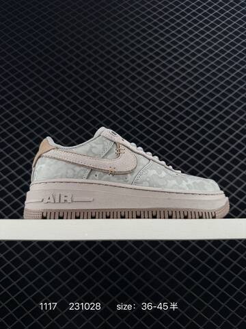 Nike Air Force 1 GTX Multi-color Shown Sail Cream Beige Gum Black Gum And Grey Taupe EU 36-45 Lifestyle - Unisex (BS-74154)