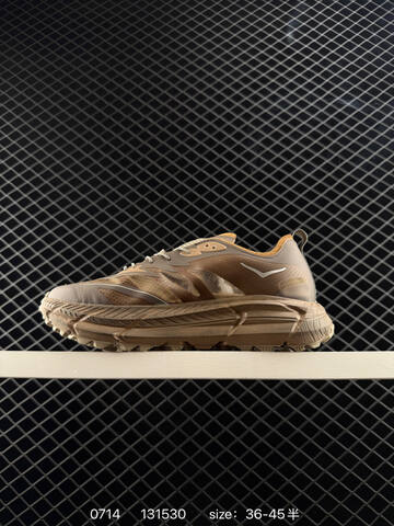 HOKA ONE ONE Mafate Speed 4 Brown Beige Grey EU 36-45 Trail Shoe Trail Running Sneakers - Unisex (BS-86556)
