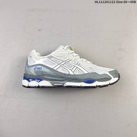 ASICS GEL-NYC White Grey Blue EU 36-45 Running Shoe Running Sneakers - Unisex (BS-69244)