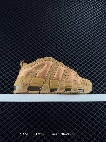 Nike Air More Uptempo GS Barely Green Tan 36-45 5 Basketball - Unisex (BS-74487)