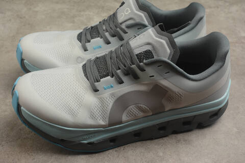 On Running Cloudflow 5 Grey Light Blue Dark Grey US 7 EU 40 UK 6 5 JP 25 Running Shoe Running Sneakers Men s BS-59848
