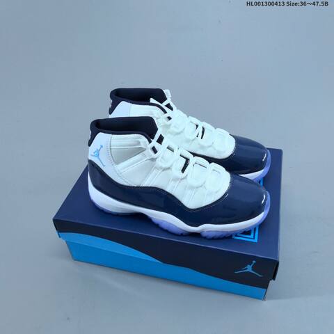 Jordan Air Jordan 11 Retro UNC Win Like 82 White Navy University Blue EU 36-47 5 Basketball - Unisex (BS-66209)