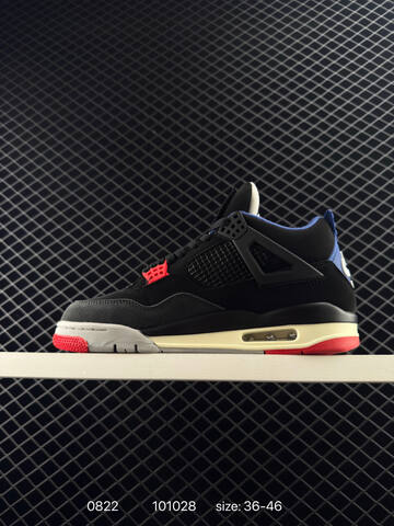 Jordan Air Jordan 4 Retro SE FV5029 Black Grey Red Blue Cream EU 36-46 Basketball Shoe - Unisex (BS-80856)