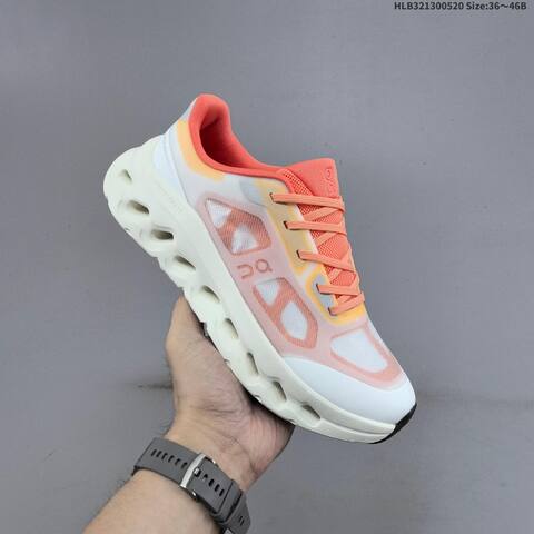 On Running Cloudtilt Remix Eva White Coral Orange Cream EU 36-46 Running Shoe Running Sneakers - Unisex BS-69540
