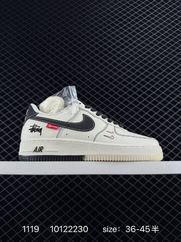 Nike Air Force 1 Low White Navy Red EU 36-45 5 Lifestyle - Unisex (BS-74132)