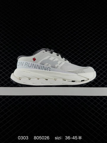 On Cloudultra 3 Triple Black And White Grey EU 36-45 Trail Shoe Trail Running Sneakers - Unisex (BS-85403)