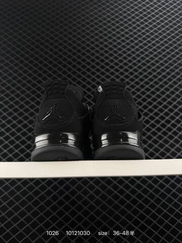 Jordan Air Jordan 4 Retro Black Cat Black Dark Grey EU 36-48 Basketball Shoe - Unisex (BS-80438)