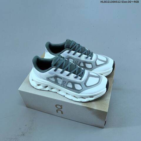 On Running Cloudtilt Remix White Grey Dark Green EU 36-46 Running Shoe Running Sneakers - Unisex (BS-69559)