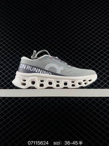 On Cloudmonster Mist Grey Ivory White EU 36-45 Running Shoe Running Sneakers Unisex BS-85057