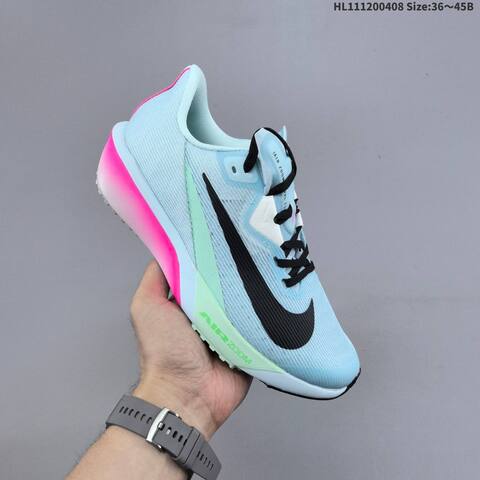 Nike Air Zoom Rival Fly 4 Light Blue Black Mint Pink EU 36-45 Running Shoe - Unisex BS-60881