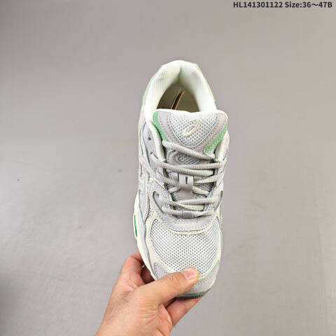 ASICS GEL-NYC Grey Cream Green EU 36-47 Running Shoe Running Sneakers - Unisex (BS-69250)