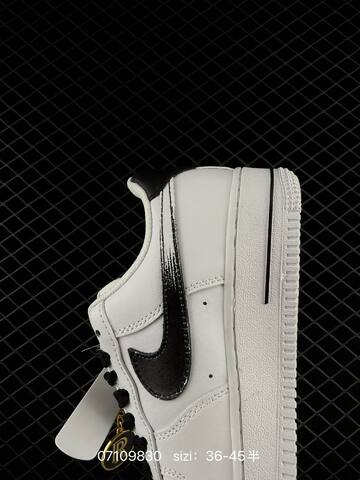 Nike Air Force 1 07 CW2288 White Black EU 36-45 Casual - Unisex (BS-70299)