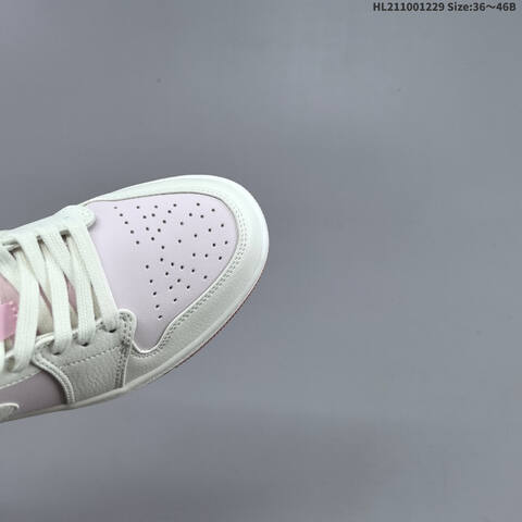 Jordan Air Jordan 1 Low Pink White Mint 36 46 Lifestyle - Unisex (BS-67200)