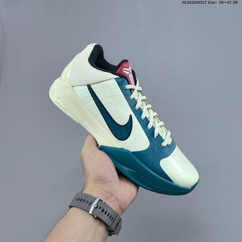 Nike Kobe 5 Protro Caitlin Clark Coconut Milk Bright Spruce Red Black EU 39-47 5 Basketball Shoe - Unisex BS-60072