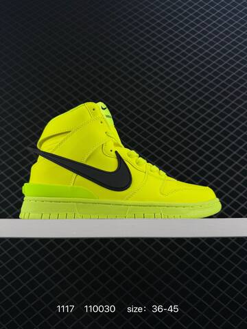 Nike AMBUSH x Nike Dunk High Volt Black Royal Blue White Black Pink Black White EU 36-45 Skate - Unisex (BS-74159)