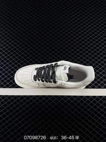 Nike Air Force 1 07 Off White Black Silver Green EU 36-45 Skate - Unisex BS-70320