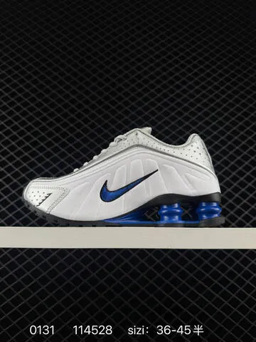 Nike Shox R4 White Blue Black 36-45 Running - Unisex BS-72874