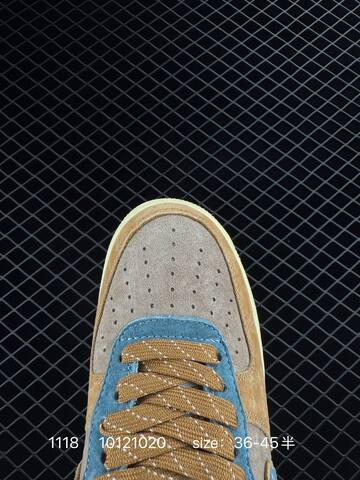 Nike Air Force 1 07 Low Light Grey And Sail Suede EU 36-45 5 Lifestyle - Unisex (BS-74152)