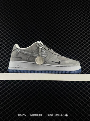 Nike Air Force 1 Low Grey White Navy Black EU 39-45 Skate - Unisex (BS-71213)