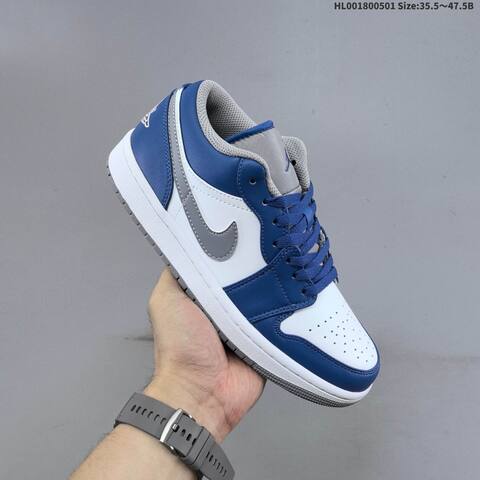 Jordan Air Jordan 1 Low True Blue 35 5 47 5 Basketball - Unisex (BS-66067)