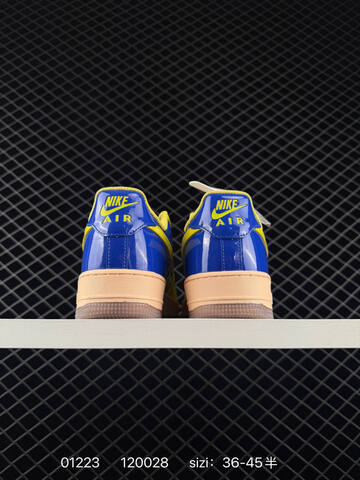 Nike Air Force 1 Mid 07 Yellow And Blue 36-45 Lifestyle - Unisex (BS-73002)