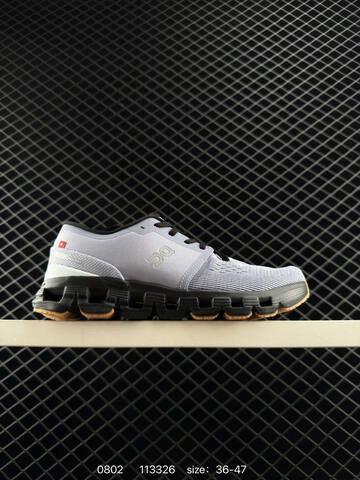 On Cloud X 4 Light Grey Dark Grey Neon Green Black EU 36-47 Running Shoe Running Sneakers - Unisex (BS-85511)