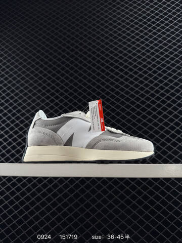 New Balance 327 Grey White Cream Black EU 36-45 Sneaker - Unisex (BS-82778)