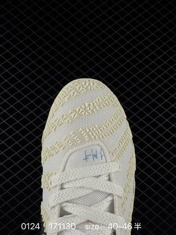 Nike Ja 3 White Cream With Black Swoosh And Blue Accents 40-46 5 Basketball - Men's (BS-72995)
