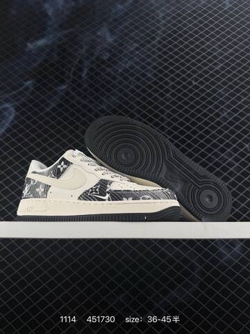 Nike Air Force 1 Low Navy Cream Red And Black White EU 36-45 5 Lifestyle - Unisex (BS-74212)
