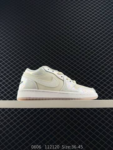 Jordan Air Jordan 1 Low SE Black Light Grey Translucent Brown EU 36-45 Sneaker - Unisex (BS-81253)