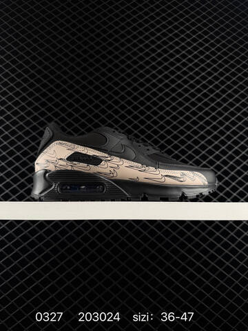 Nike Air Max 90 Black Beige White Gray Tan Brown EU 36-47 Lifestyle - Unisex (BS-72409)