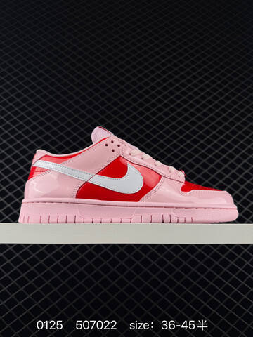 Nike Dunk Low Pink Red White 36-45 5 Lifestyle - Unisex (BS-72967)