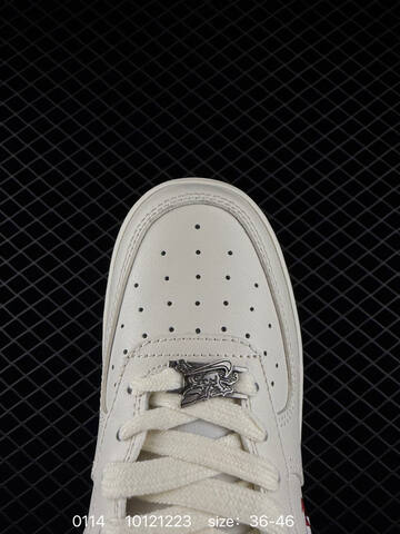 Nike Air Force 1 07 LV8 Sail White With Red Accents EU 36-46 Lifestyle - Unisex (BS-73153)