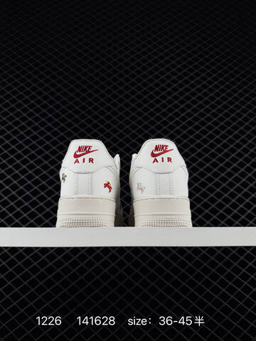 Nike Air Force 1 07 White With Red Accents 36-45 5 Lifestyle - Unisex (BS-73493)