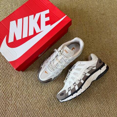 Nike P-6000 White Brown Black EU 40 Running - Men's (BS-87031)