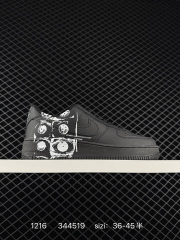 Nike Air Force 1 Low Black White EU 36-45 5 Lifestyle - Unisex (BS-73660)