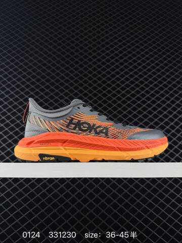 HOKA ONE ONE Mafate Speed 4 Light Blue Dark Blue Lime Yellow EU 36-45 Trail Shoe Trail Running Sneakers - Unisex (BS-86309)