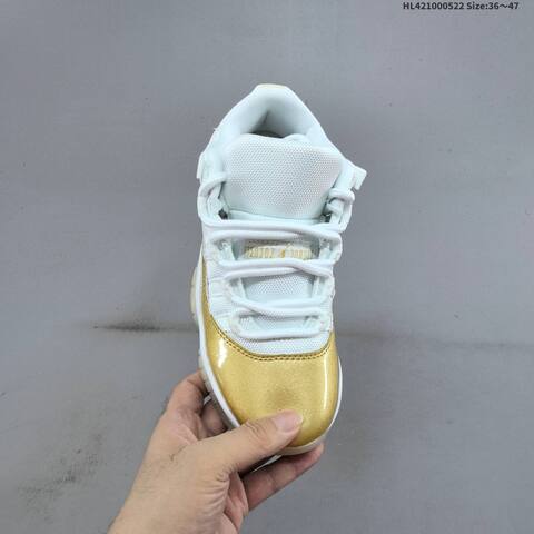 Jordan Air Jordan 11 Retro Low White Gold EU 36-47 Basketball - Unisex (BS-65900)