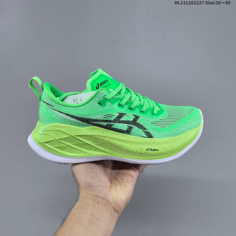 ASICS SUPERBLAST 2 PARIS Neon Green Black White EU 36-45 Running Shoe Running Sneakers Unisex BS-69122
