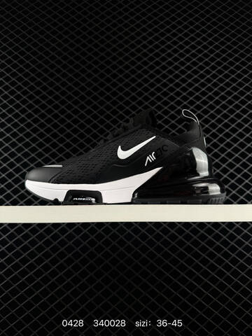 Nike Air Max 270 Flyknit Black 40-45 Running - Men's (BS-71784)