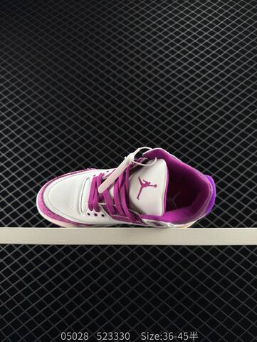 Jordan Air Jordan 3 Retro White Purple Beige EU 36-45 Basketball Shoe - Unisex BS-81291