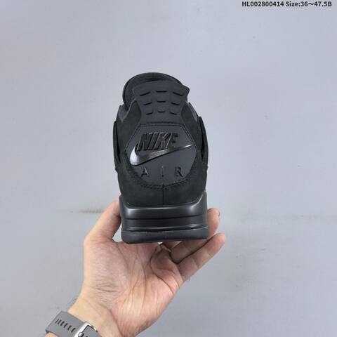 Jordan Air Jordan 4 Retro Black 36 47 5 Basketball - Unisex (BS-66199)