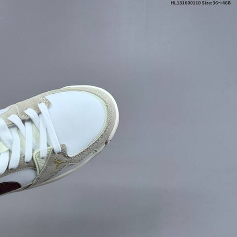Jordan Air Jordan CMFT Era White Grey Burgundy 36-46B Casual - Women's (BS-67018)