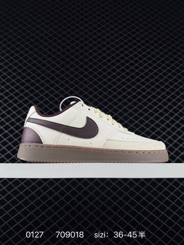 Nike Court Borough White Black EU 36-45 Casual - Unisex (BS-72929)