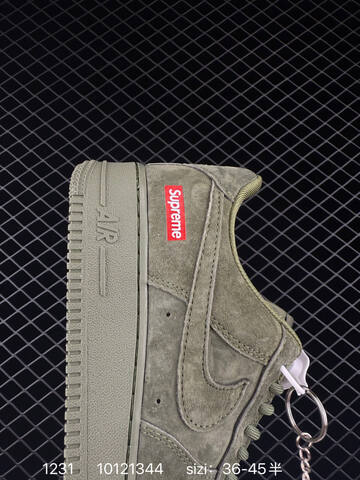 Nike Air Force 1 07 Low Olive Green Suede EU 36-45 Lifestyle - Unisex (BS-73370)