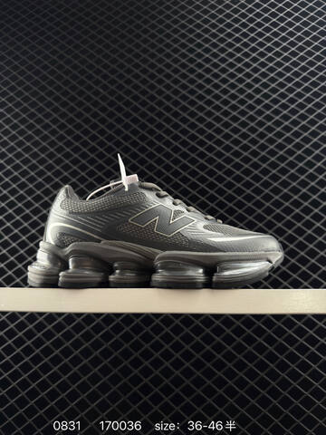 New Balance 2000 Dark Grey Silver Black EU 36-46 Running Shoe - Unisex (BS-82888)
